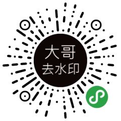 大哥去水印小程序二維碼