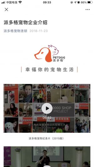 寵物公眾號開發_【派多格寵物】公眾號的企業類型