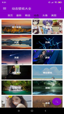欣賞動態(tài)壁紙APP開發(fā)-壁紙大全