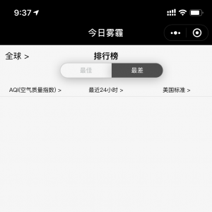 資訊小程序制作技術(shù)難度分析【今日霧霾】