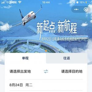【山東航空】小程序的圖標(biāo)_出行小程序開發(fā)