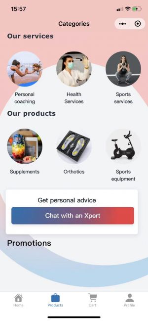 運動公眾號開發_【XpertHealth】公眾號二維碼